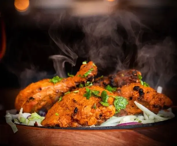 Chicken lollipop appetizer at Gorkha Spice in Okotoks, AB
