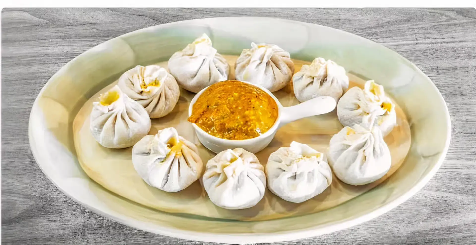 Handmade Nepali momos at Gorkha Spice Okotoks