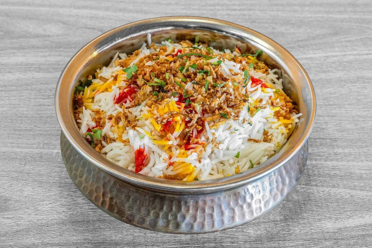 Biryani specials including seafood biryani at Gorkha Spice in Okotoks, AB